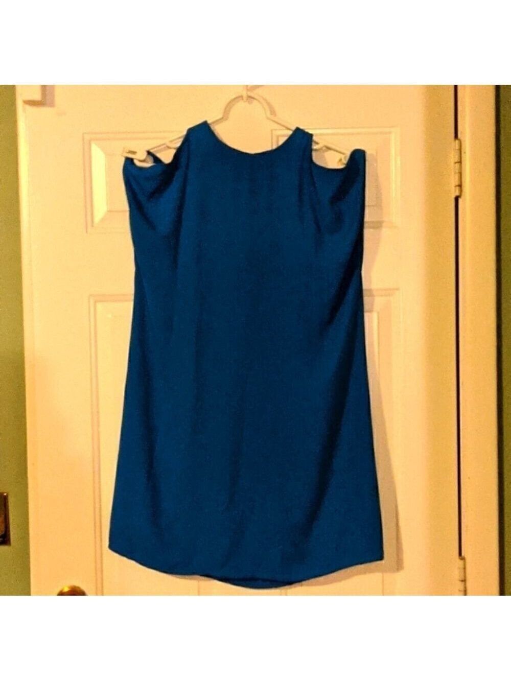 Mossimo Royal Blue Cold Shoulder Dress Extra Small